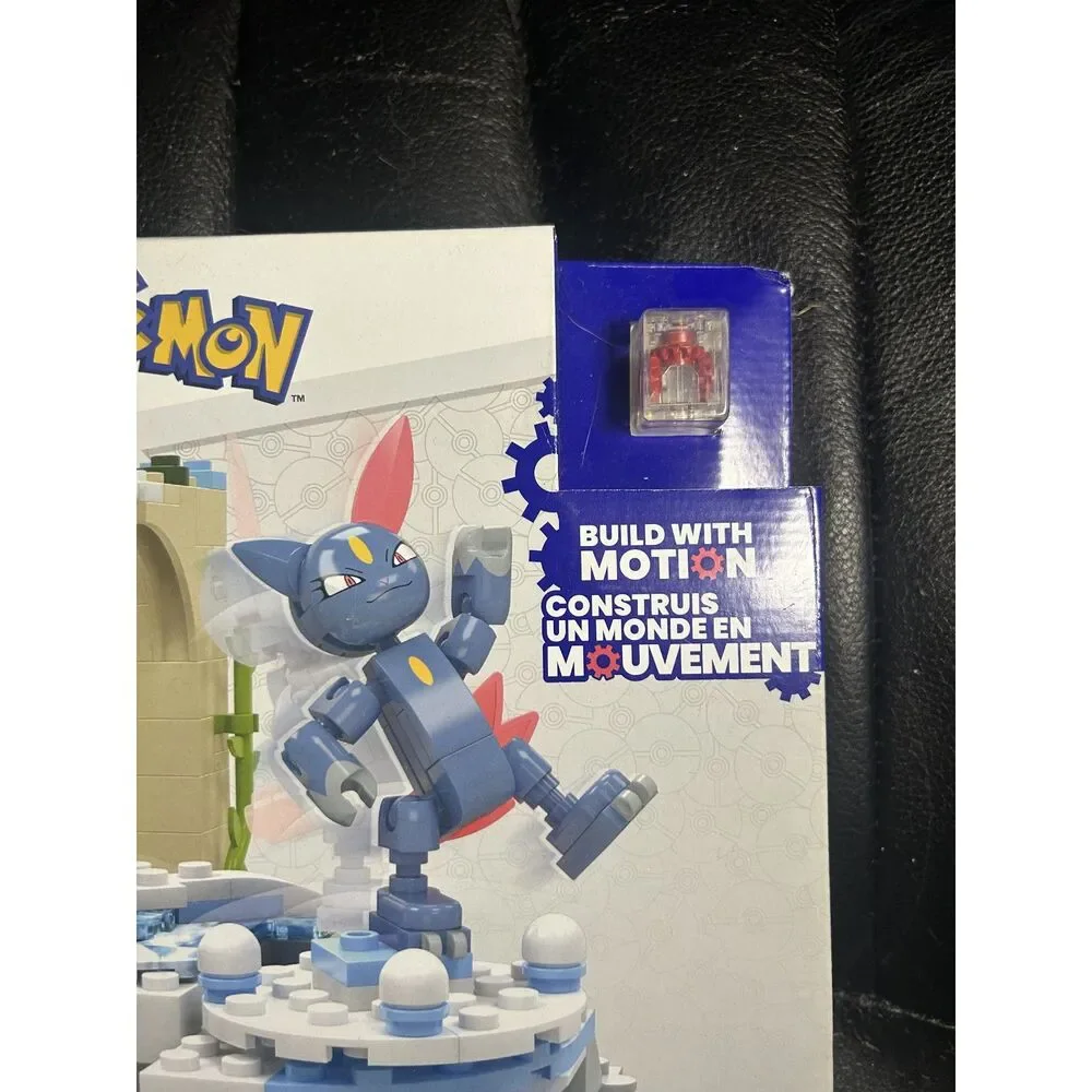 MEGA Pokemon Buildable Figure Set Piplup And Sneasel's Snow Day 183 Pieces New